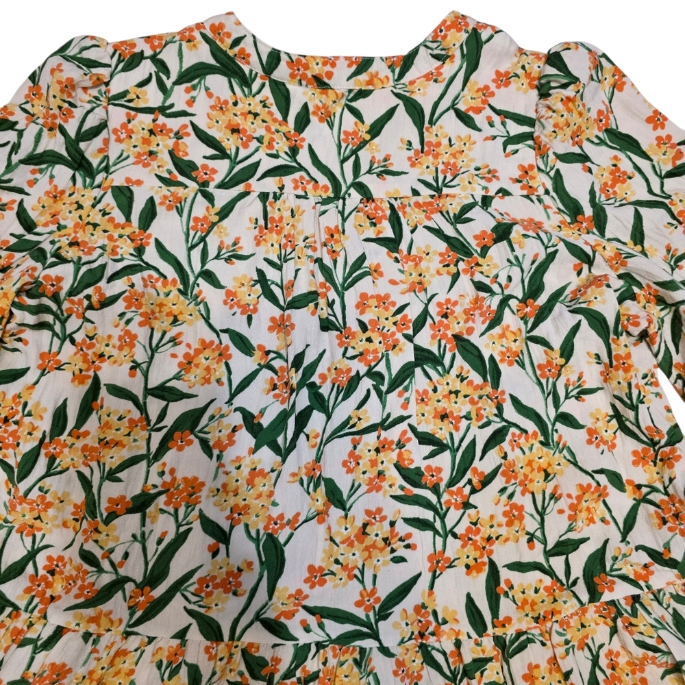 Pomander Place Bermuda Blossom Kenzo Mini Dress- L - Picture 8 of 13